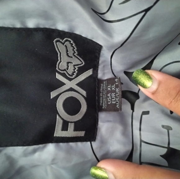 FOX ZIP UP JACKET WITH ZIPPERED POCKETS & REMOVABLE FUR HOOD IN WOMENS XL HTF - Picture 12 of 12
